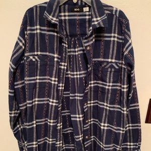 Long Oversized flannel/cardigan